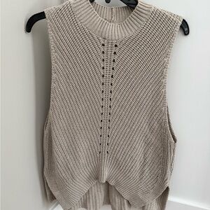 Express Cream Knit Sweater